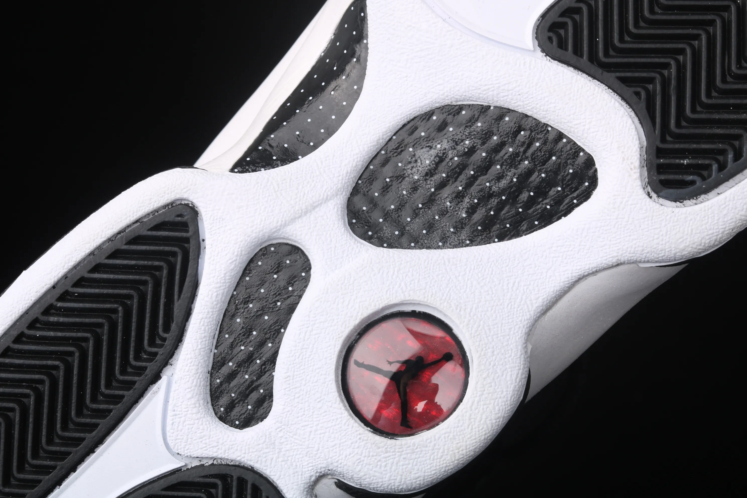 All Categories Air Jordan Jordan Series Basketball Shoes Air Jordan 13 Air Jordan 13 "Reverse He Got Game" AJ13 Joe 13 Reverse Panda Love and Respect First Layer Real Carbon Real Cat Eyes 414571-061